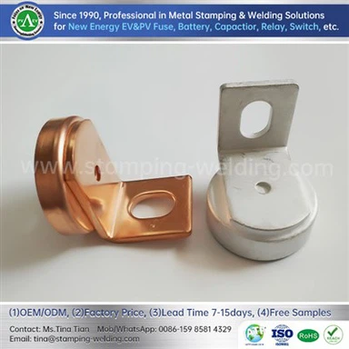 Nắp đồng và cụm tiếp điểm để sạc cầu chì