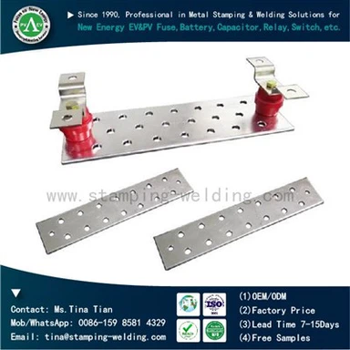 Thanh nối đất bằng đồng đóng hộp cách điện để nối đất