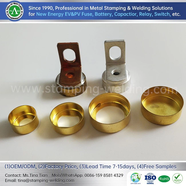 Brass And Copper Caps For EV Fuse