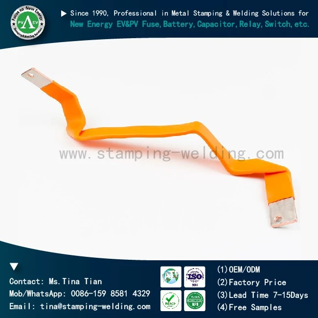 Factory Price New Energy Vehicle PVC Insulated Flexible Copper Busbar