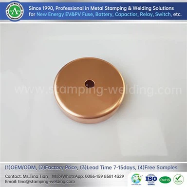 Mũ nội thất hợp kim đồng cho cầu chì điện áp thấp