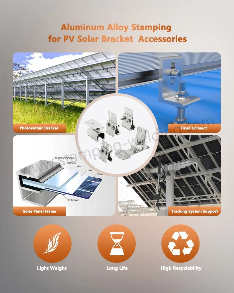 Carbon Steel Stampings For Generator Components for PV Solar Bracket Accessories Carbon Steel Stampings For Generator Components for PV Solar Bracket Accessories