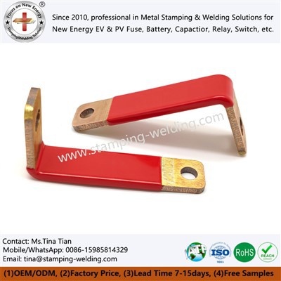 Thanh cái bằng đồng linh hoạt cách điện cho bộ pin điện