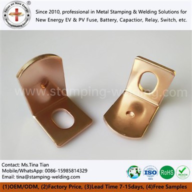 Dập kim loại và uốn cong bảo đảm vấu (sửa chữa khe) cho cầu chì